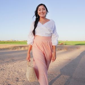 Pink Maxi Skirt